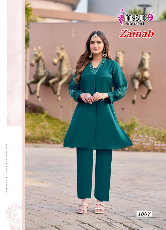 Mystic9 zainab vol 1 coord set wholesale rate clothes